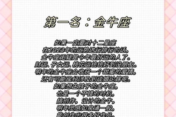 2025年3月28日金牛座今日运势第一星座 2025年3月28日金牛座今日运势第一星座