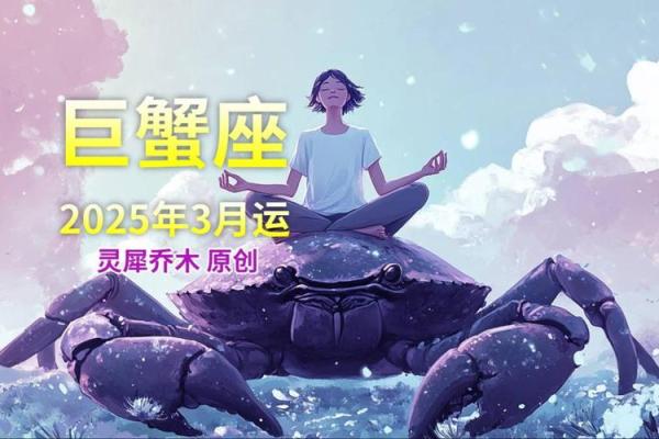 2025年3月25日今日巨蟹座星座运势 2025年3月25日今日巨蟹座星座运势