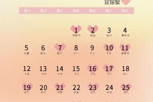 今年宜结婚的黄道吉日