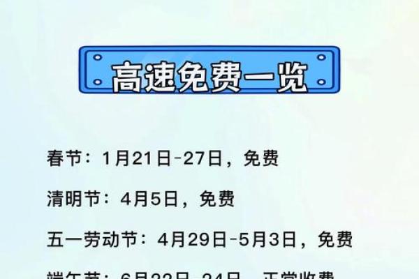 春节高速免费时间2019 春节高速免费时间2019
