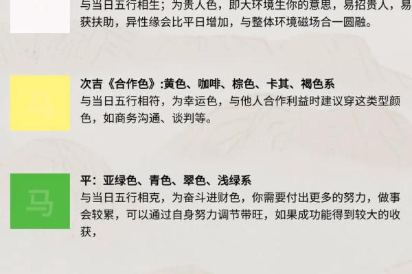 每日五行穿衣颜色2025年4月10日 每日五行穿衣颜色2025年4月10日