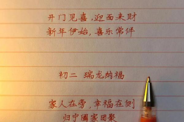 2024年初一祝福语 2024年初一祝福语