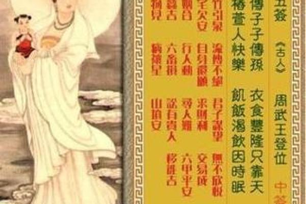 易安居观音灵签在线抽签解签